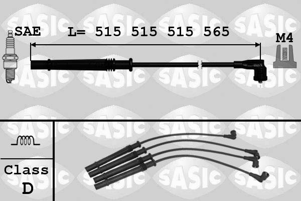 Sasic 9284012 - Комплект запалителеи кабели vvparts.bg