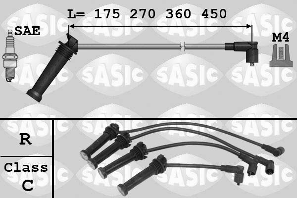 Sasic 9286049 - Комплект запалителеи кабели vvparts.bg