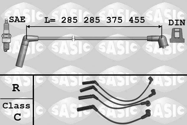 Sasic 9286059 - Комплект запалителеи кабели vvparts.bg