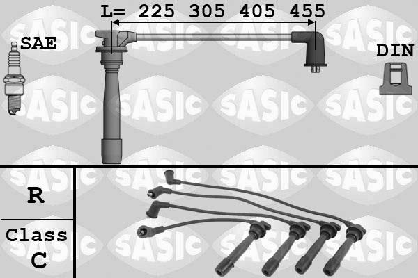 Sasic 9286051 - Комплект запалителеи кабели vvparts.bg