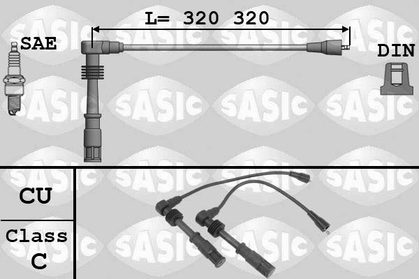 Sasic 9286060 - Комплект запалителеи кабели vvparts.bg