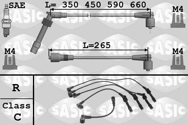 Sasic 9286004 - Комплект запалителеи кабели vvparts.bg