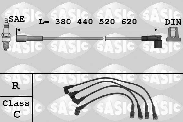 Sasic 9286005 - Комплект запалителеи кабели vvparts.bg