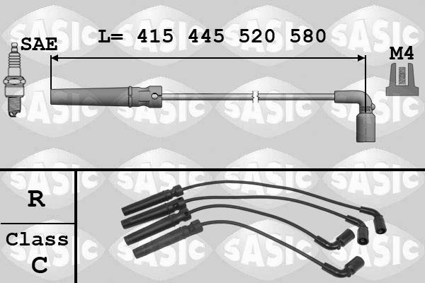 Sasic 9286003 - Комплект запалителеи кабели vvparts.bg