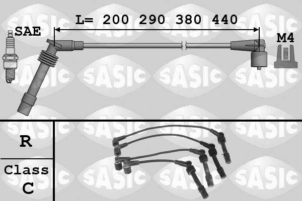 Sasic 9286002 - Комплект запалителеи кабели vvparts.bg