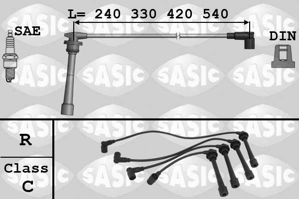 Sasic 9286018 - Комплект запалителеи кабели vvparts.bg