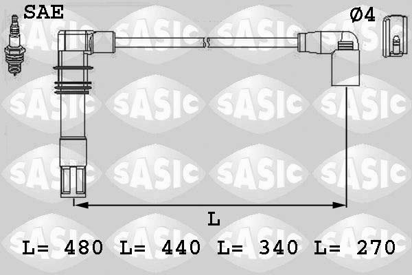 Sasic 9286013 - Комплект запалителеи кабели vvparts.bg