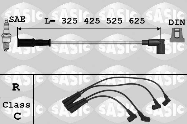 Sasic 9286017 - Комплект запалителеи кабели vvparts.bg