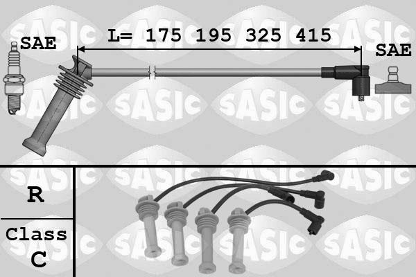 Sasic 9286031 - Комплект запалителеи кабели vvparts.bg