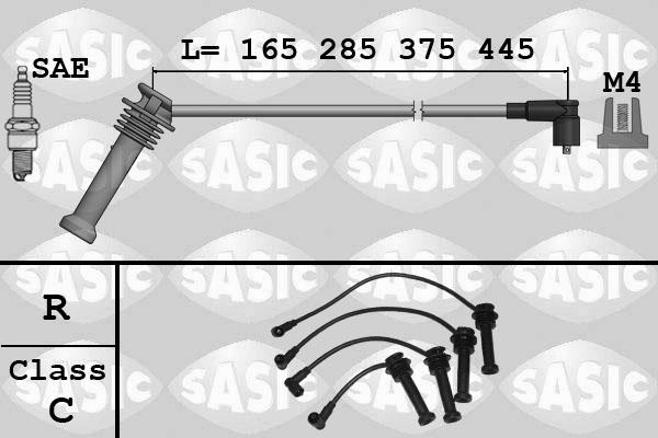 Sasic 9286079 - Комплект запалителеи кабели vvparts.bg