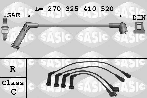 Sasic 9286077 - Комплект запалителеи кабели vvparts.bg