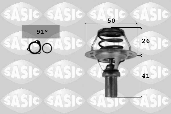 Sasic 4000361 - Термостат, охладителна течност vvparts.bg