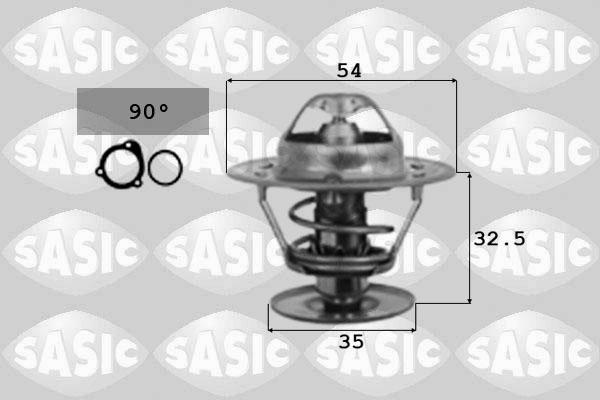 Sasic 4000374 - Термостат, охладителна течност vvparts.bg