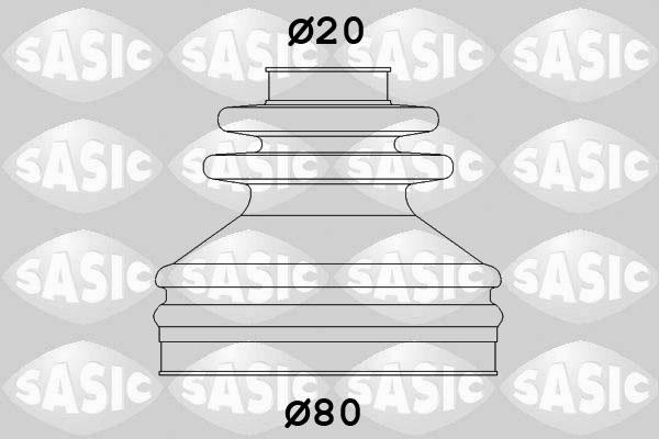 Sasic 4003467 - Маншон, полуоска vvparts.bg