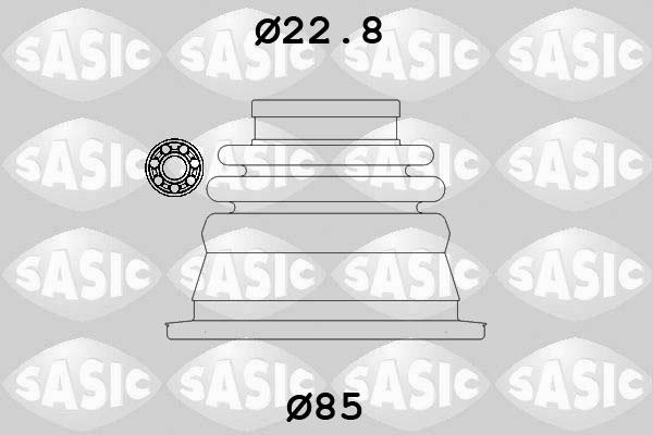 Sasic 4003427 - Маншон, полуоска vvparts.bg