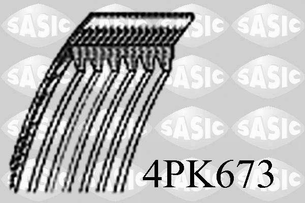 Sasic 4PK673 - Пистов ремък vvparts.bg