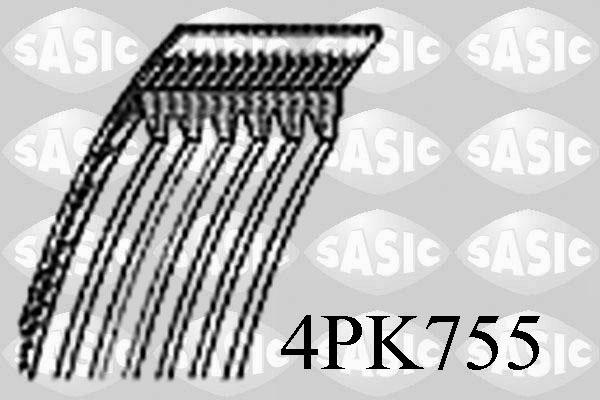 Sasic 4PK755 - Пистов ремък vvparts.bg