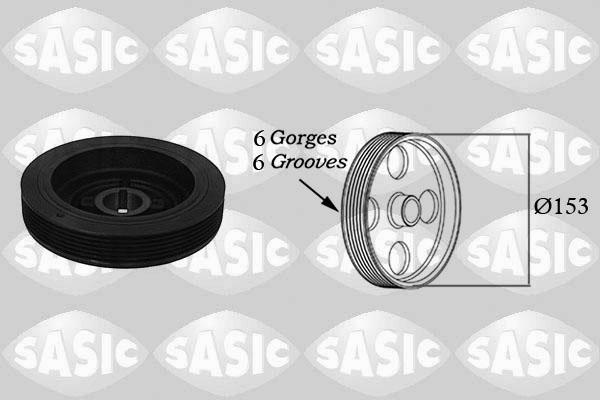 Sasic 5150J90 - Ремъчна шайба, колянов вал vvparts.bg