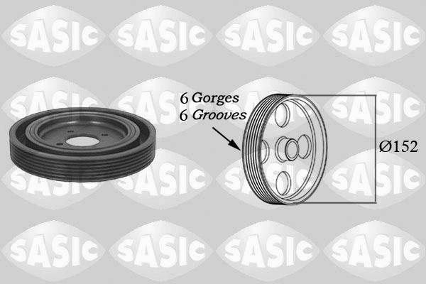 Sasic 5150Q60 - Ремъчна шайба, колянов вал vvparts.bg