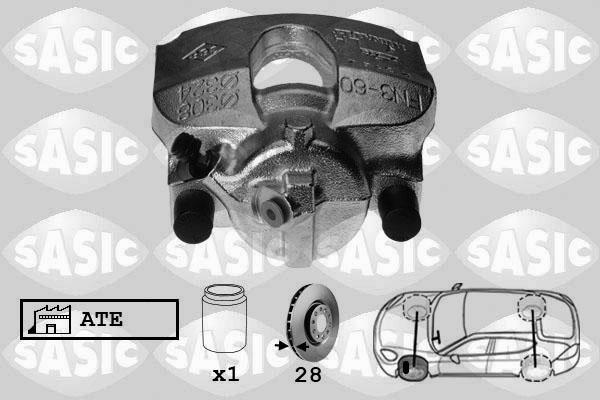 Sasic 6504020 - Спирачен апарат vvparts.bg