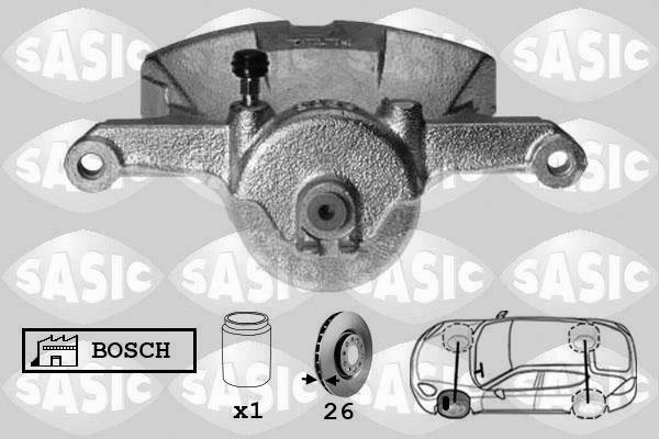 Sasic 6506180 - Спирачен апарат vvparts.bg