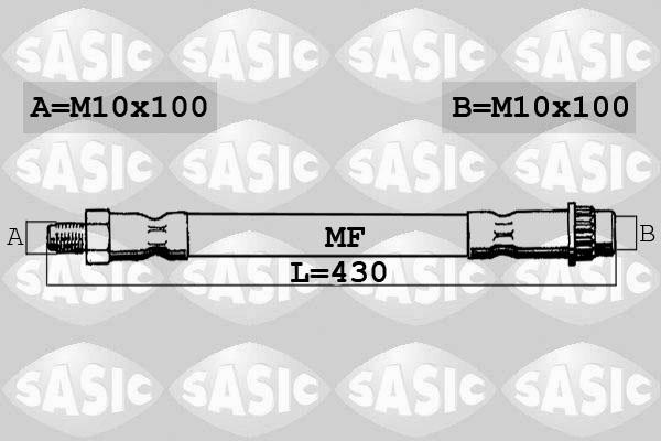 Sasic 6604006 - Спирачен маркуч vvparts.bg