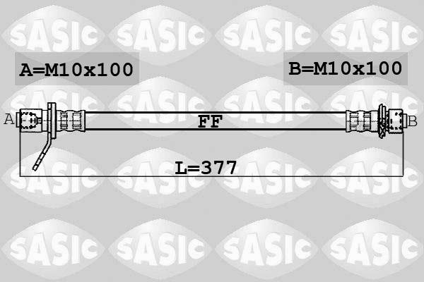 Sasic 6606054 - Спирачен маркуч vvparts.bg