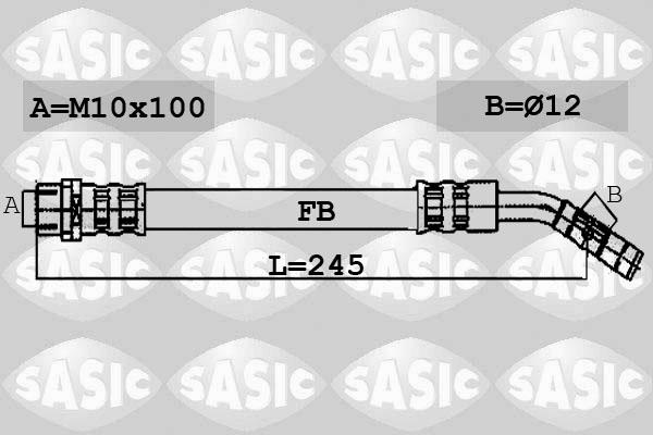 Sasic 6606062 - Спирачен маркуч vvparts.bg