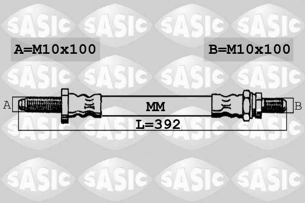 Sasic 6606001 - Спирачен маркуч vvparts.bg
