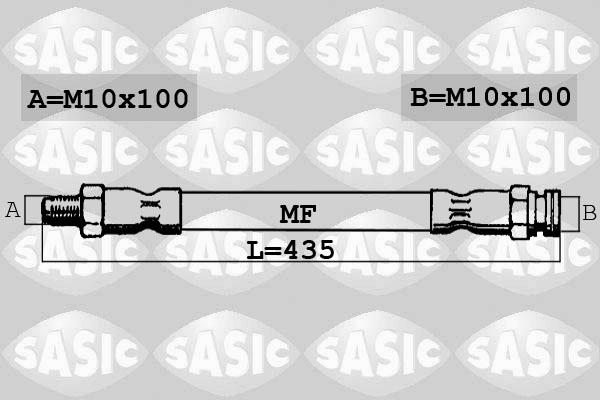 Sasic 6606002 - Спирачен маркуч vvparts.bg