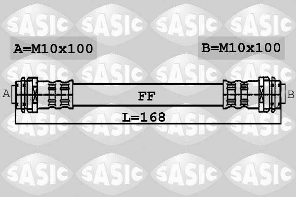 Sasic 6606010 - Спирачен маркуч vvparts.bg