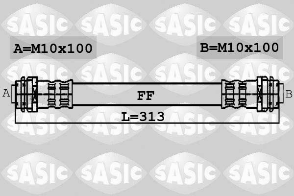 Sasic 6606086 - Спирачен маркуч vvparts.bg