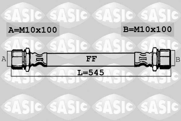 Sasic 6606191 - Спирачен маркуч vvparts.bg