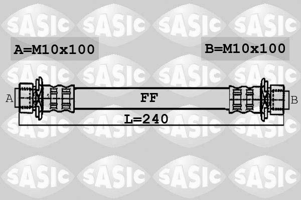 Sasic 6606119 - Спирачен маркуч vvparts.bg