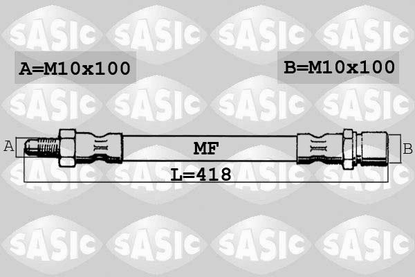 Sasic 6606122 - Спирачен маркуч vvparts.bg