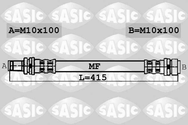 Sasic 6606218 - Спирачен маркуч vvparts.bg