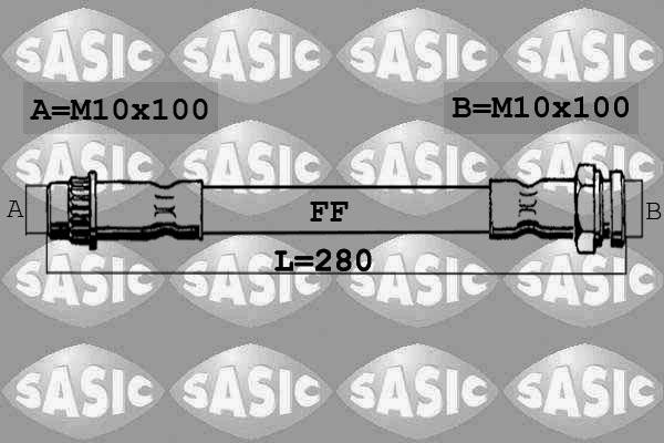 Sasic 6600018 - Спирачен маркуч vvparts.bg