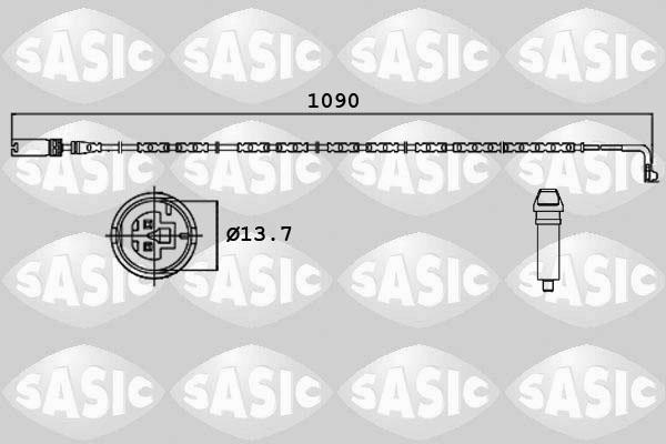 Sasic 6236001 - Предупредителен контактен сензор, износване на накладките vvparts.bg