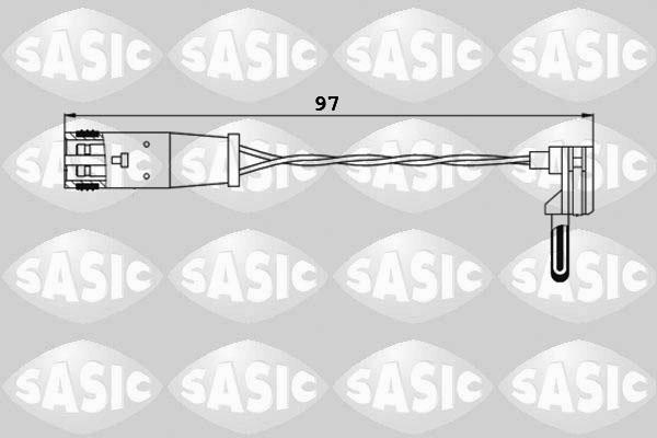 Sasic 6236002 - Предупредителен контактен сензор, износване на накладките vvparts.bg