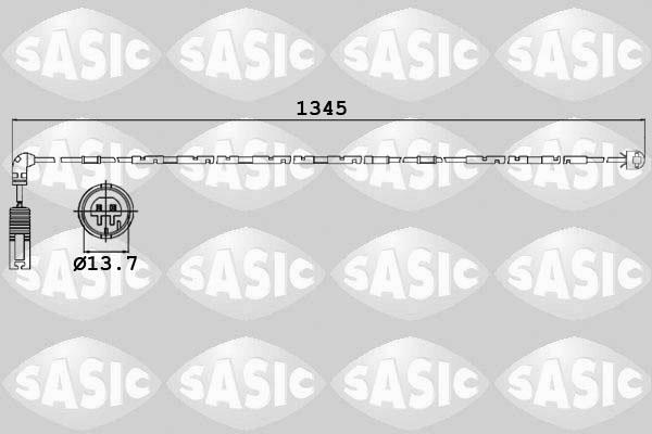 Sasic 6236012 - Предупредителен контактен сензор, износване на накладките vvparts.bg