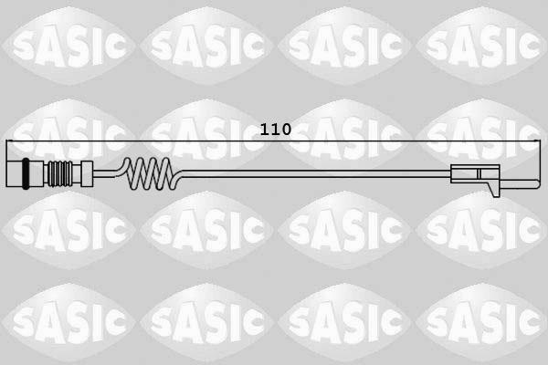Sasic 6236017 - Предупредителен контактен сензор, износване на накладките vvparts.bg