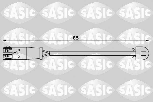 Sasic 6236021 - Предупредителен контактен сензор, износване на накладките vvparts.bg