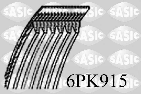 Sasic 6PK915 - Пистов ремък vvparts.bg