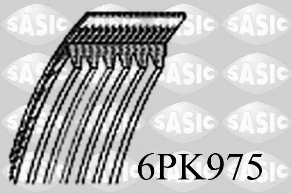 Sasic 6PK975 - Пистов ремък vvparts.bg