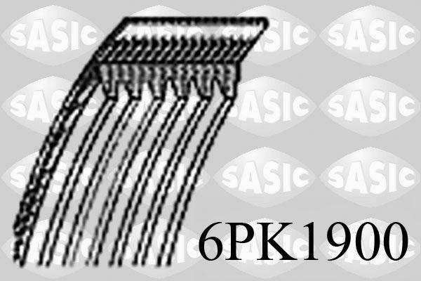 Sasic 6PK1900 - Пистов ремък vvparts.bg