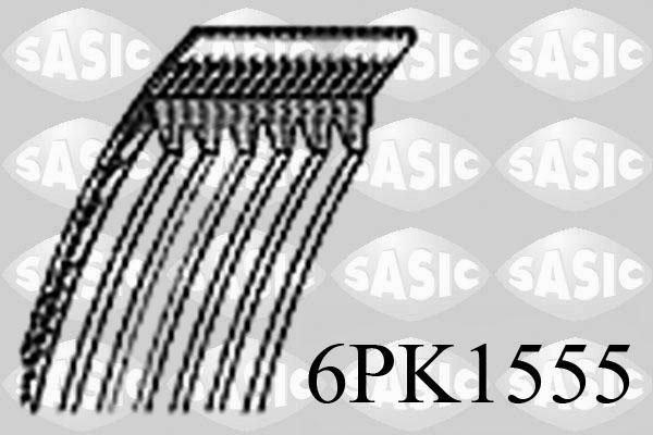 Sasic 6PK1555 - Пистов ремък vvparts.bg