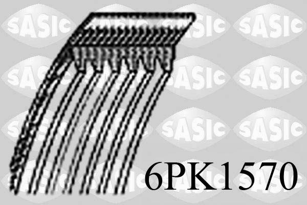 Sasic 6PK1570 - Пистов ремък vvparts.bg