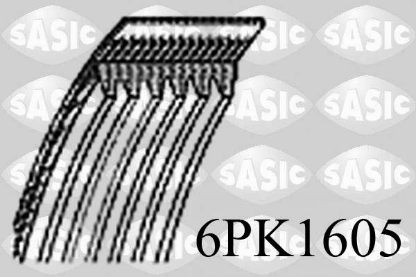 Sasic 6PK1605 - Пистов ремък vvparts.bg