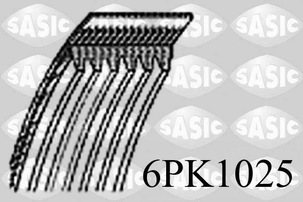 Sasic 6PK1025 - Пистов ремък vvparts.bg