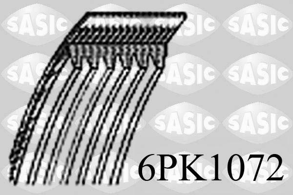 Sasic 6PK1072 - Пистов ремък vvparts.bg